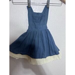 Sweet Honey Baby Dress Overalls Sz 6 Months Cottagecore Brand New